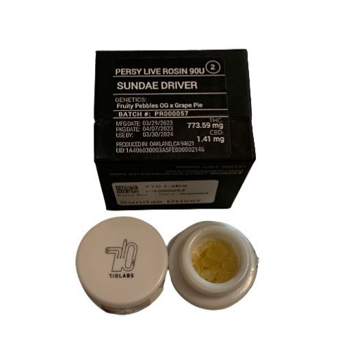 710 Labs Sundae Driver Persy Live Rosin, WeedHerald.com, Weed Herald